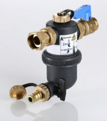 Фильтр дешламатор с пластиковым корпусом Dirstop XL 1 1/4" VT.382.B.07