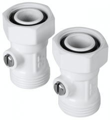 Набор нижнего подключения Royal Thermo прямой раздельный 3/4х3/4ЕК (белый)