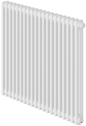 Стальной трубчатый радиатор 2-колончатый Royal Thermo Insignia VC2050 - 20 секц. RAL9016, нижнее 1/2