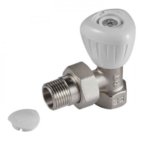 Набор ручной регулировки Royal Thermo угловой 1/2” (никель)