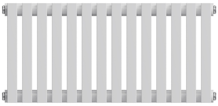 Стальной трубчатый радиатор 2-колончатый Royal Thermo Shift Q30 C2030 - 14 секц. RAL9016, боковое 1/2