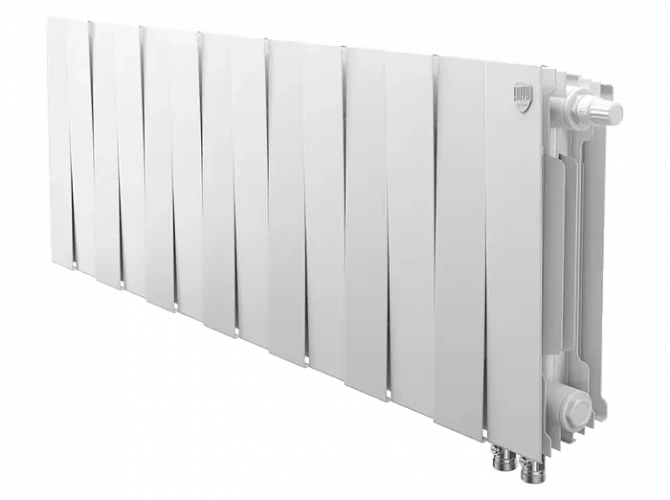 Биметаллический радиатор отопления Royal Thermo PianoForte 300 14 секций Bianco Traffico VDR