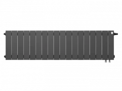 Биметаллический радиатор отопления Royal Thermo PianoForte 300 18 секций Noir Sable VDR