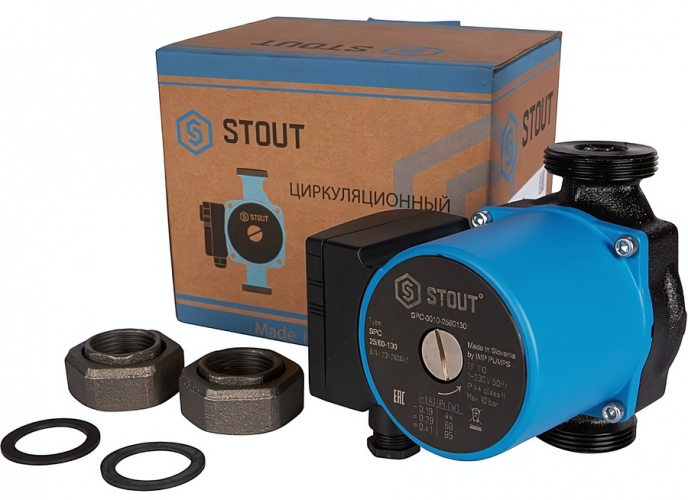 Насос для отопления STOUT 25/60-130 (SPC-0010-2560130)