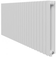 Стальной трубчатый радиатор 2-колончатый Royal Thermo Shift Q30 VC2050 - 24 секц. RAL9016, нижнее 1/2