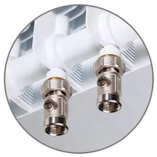 Биметаллический радиатор Rifar SUPReMO 350 х14 секц НП прав (VR)