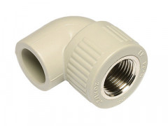 Угольник комбинированный с внутренней резьбой Ekoplasik 90° 32х1"