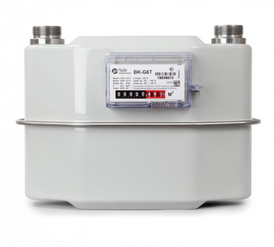 Счётчик газа ВК-G6Т левый Раско Газэлектроника​