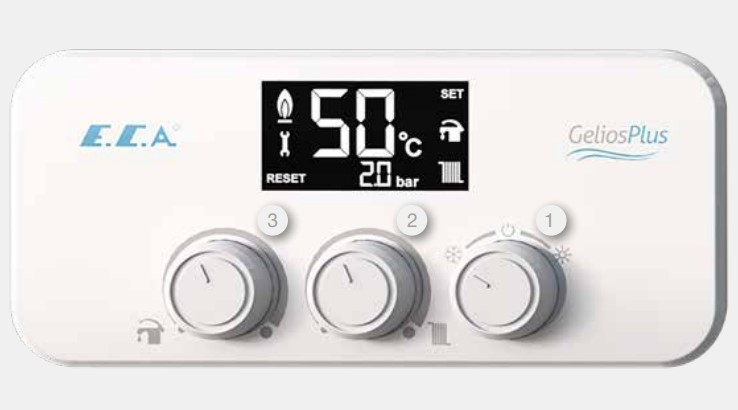 Настенный газовый котел E.C.A. Gelios Plus 37 HM NG